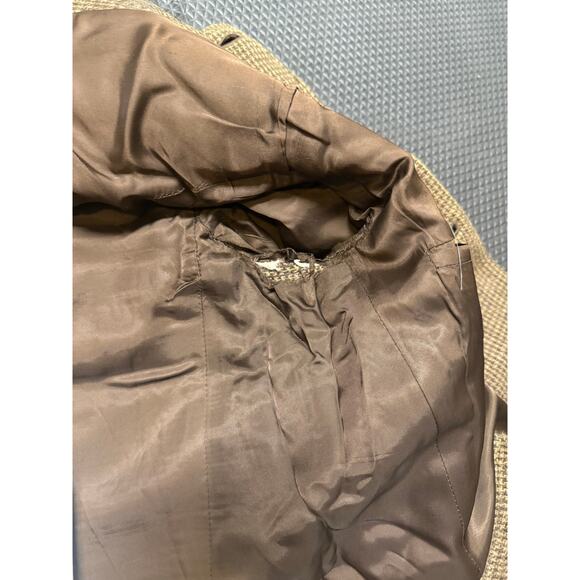 vintage Caesar IM Prorsum men Brown Wool Straight Cut Long Coat Genuine Alpaca - Picture 8 of 14